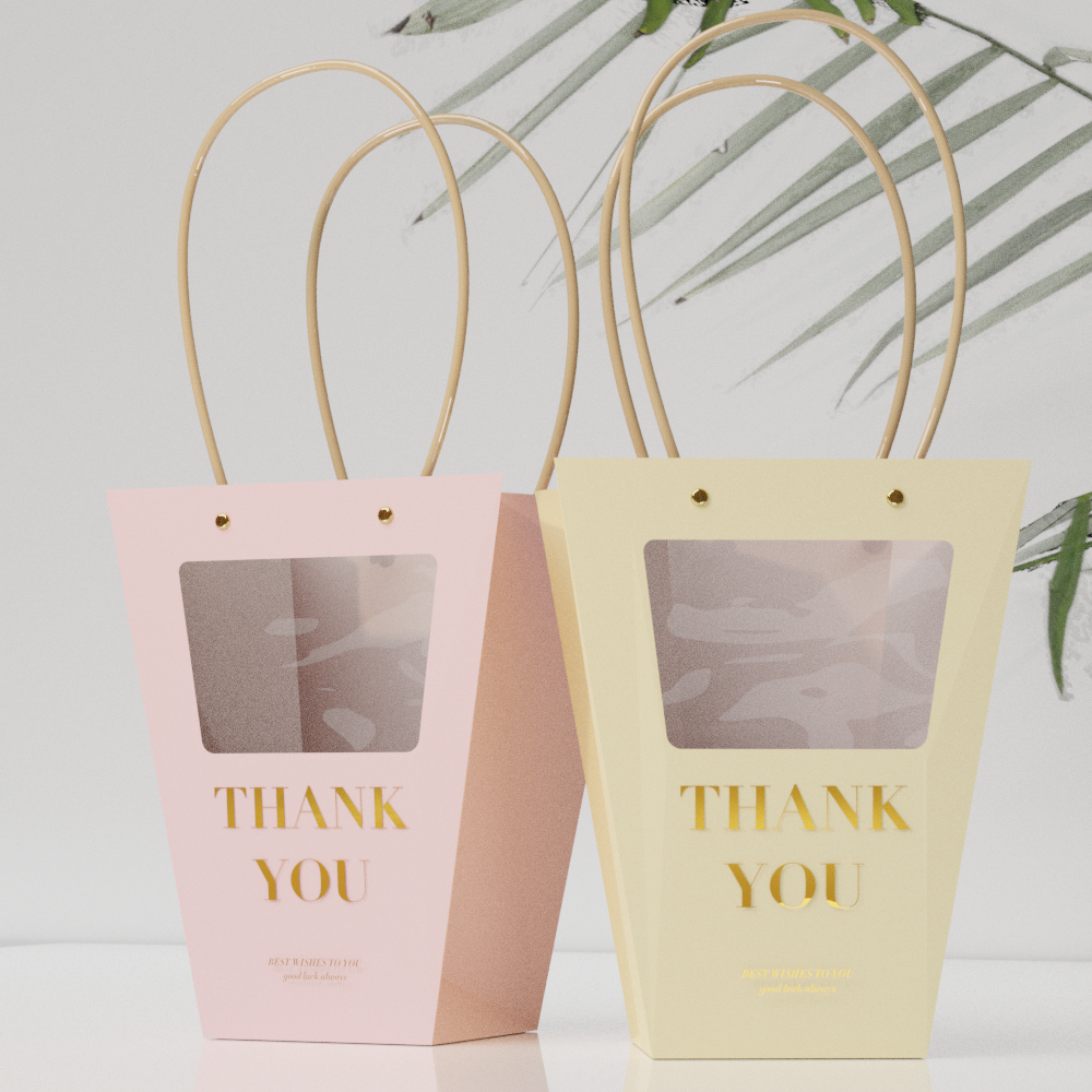 Flower window packaging box with gilded flower packaging Application Scenario