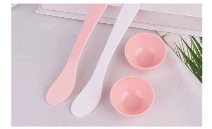 Facial hydrating and moisturizing mask paper, disposable portable compressed mask granules + mask stick + small bowl * detail image 11