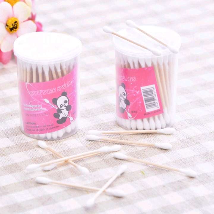 Cylindrical makeup remover cotton swabs, cotton swabs, baby hygiene cotton swabs, cleaning swabs, fine-tipped cotton swabs detail image 2