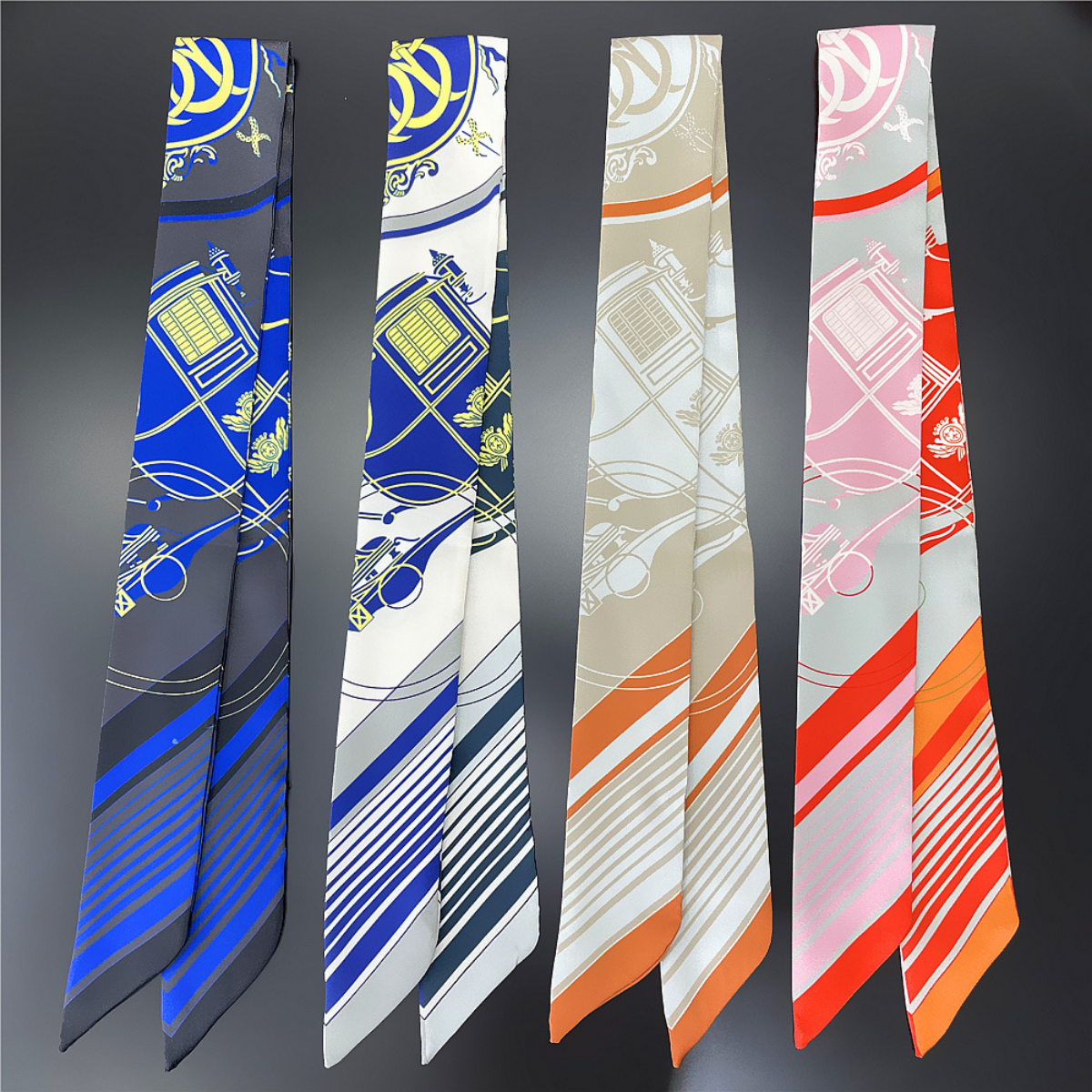 [Jane Eyre Silk Link] Small long silk scarf, versatile for spring and autumn, decorative ribbon, multi-functional baby ribbon scarf, ribbon Item Picture