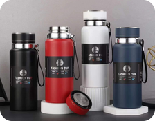 Stainless steel water bottle 304 Vaccum Flask 真空不锈钢保温杯