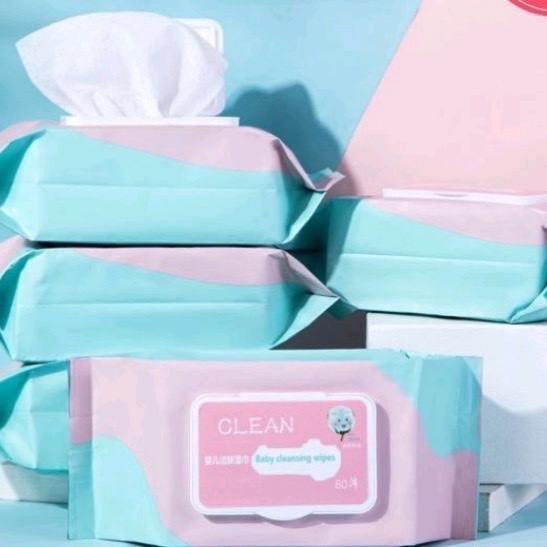 ~棉里时光婴儿湿巾纸巾新生宝宝幼儿湿纸巾80抽&
