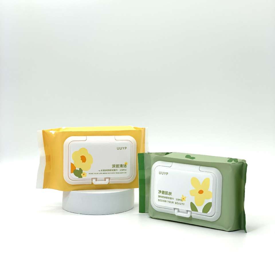 悠悠一品周末花园系列UU-7405-7406水润净透卸妆湿巾120片~
