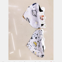 宠物口水巾  三角口水巾白色系列 S.M.L.XL四件套三角口水巾