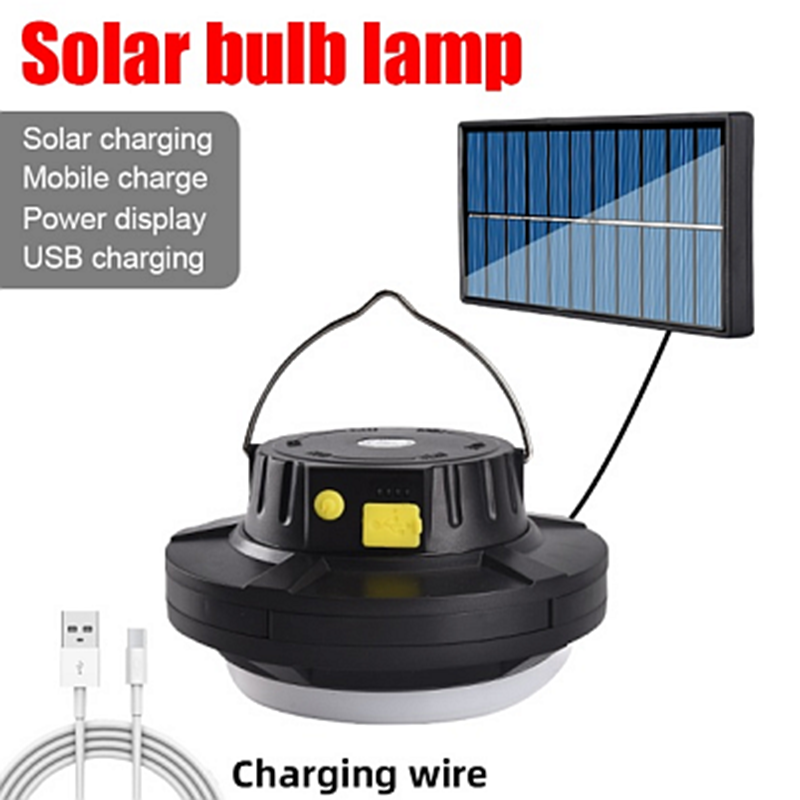 久根电筒 0088-A 新款旋转可展开太阳能充电球泡灯 户外野营露营停电应急灯 