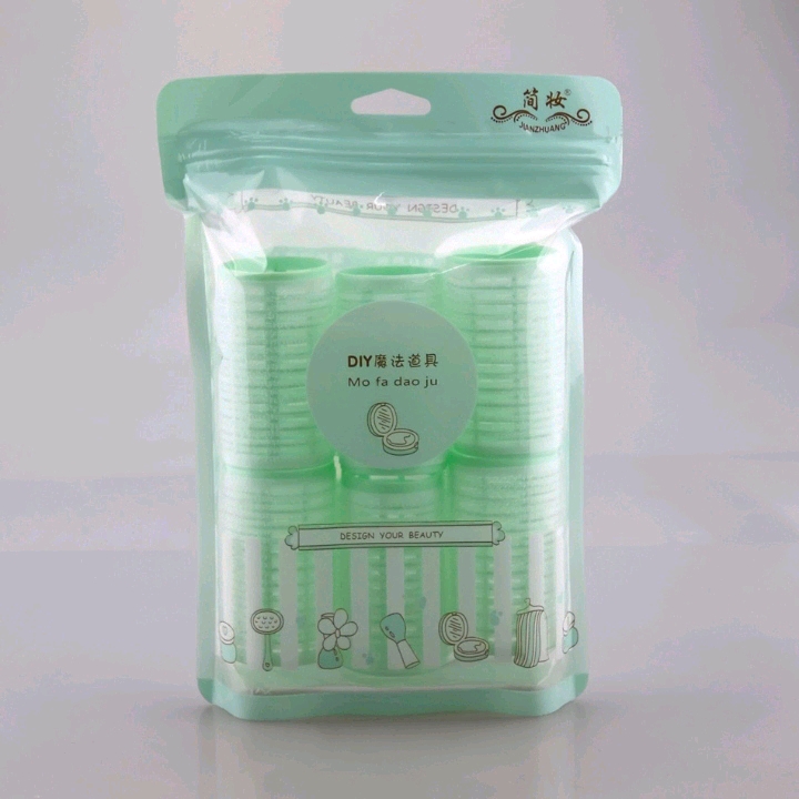 Self-adhesive hair curls, DIY Magic Hair Plastic Hair Curls, 6-piece set, bangs hair curler, Wave pear Blossom Hair curls
