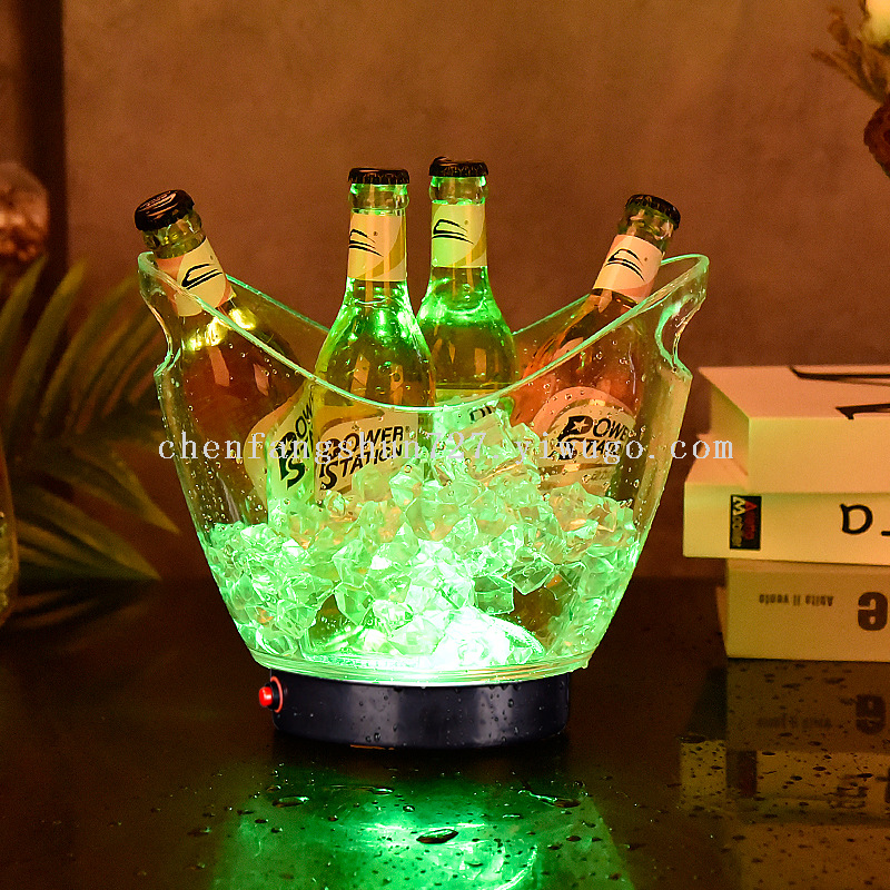 发光冰桶白底实物图