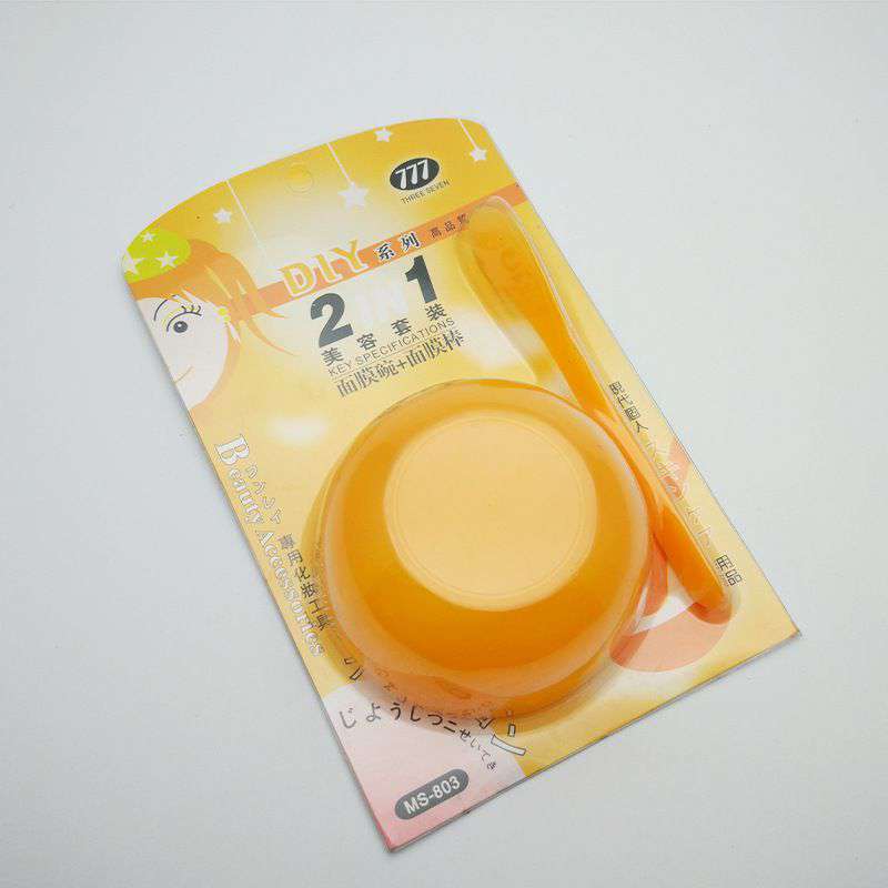 二合一新款面膜碗 塑料面膜碗套装 两件套 带面膜棒⊙﹏⊙详情图4