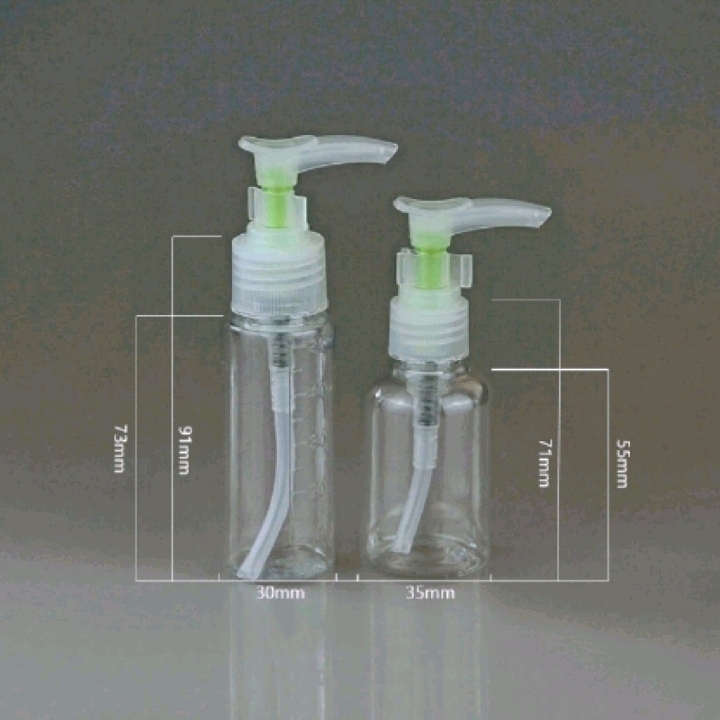 Travel portioning bottle set: Portable press-type small spray bottle, lotion bottle, cream bottle, sample portioning bottle! detail image 7