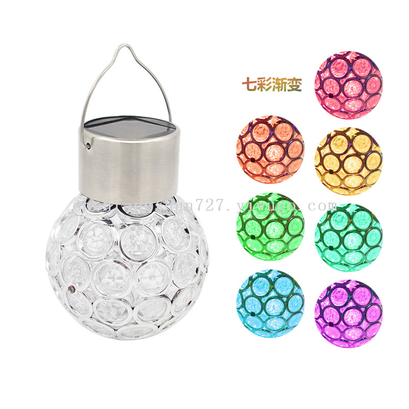 New solar-powered hanging lights, outdoor rainproof chandeliers, light-controlled hollowed-out lights, lawn, garden and courtyard lights Application Scenario