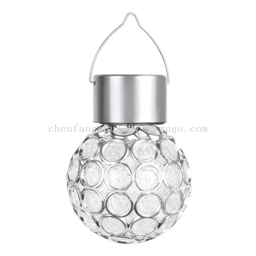 New solar-powered hanging lights, outdoor rainproof chandeliers, light-controlled hollowed-out lights, lawn, garden and courtyard lights Item Picture