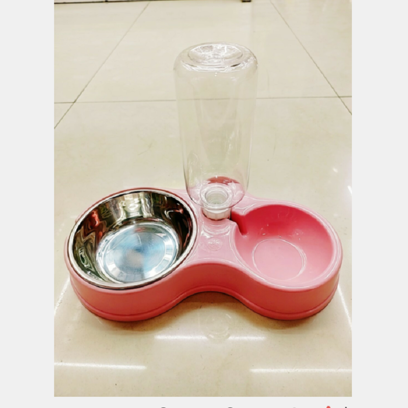 厂家直销宠物喂食碗 悬挂式宠物饮水不锈钢喂食两用盆 