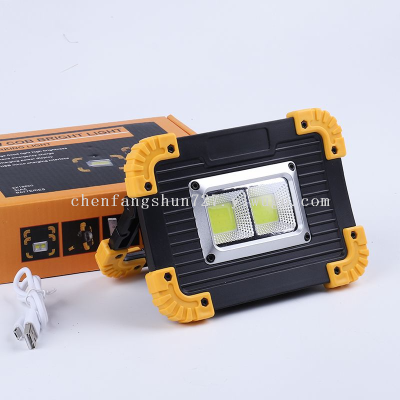 Outdoor power outage emergency lights, camping and camping lighting lamps, portable household LED high-intensity charging floodlights