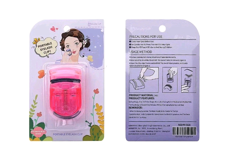 Plastic Eyelash Curler Mini False Eyelash Aids Makeup False Eyelash Aids Portable Eyelash Curler) full figure