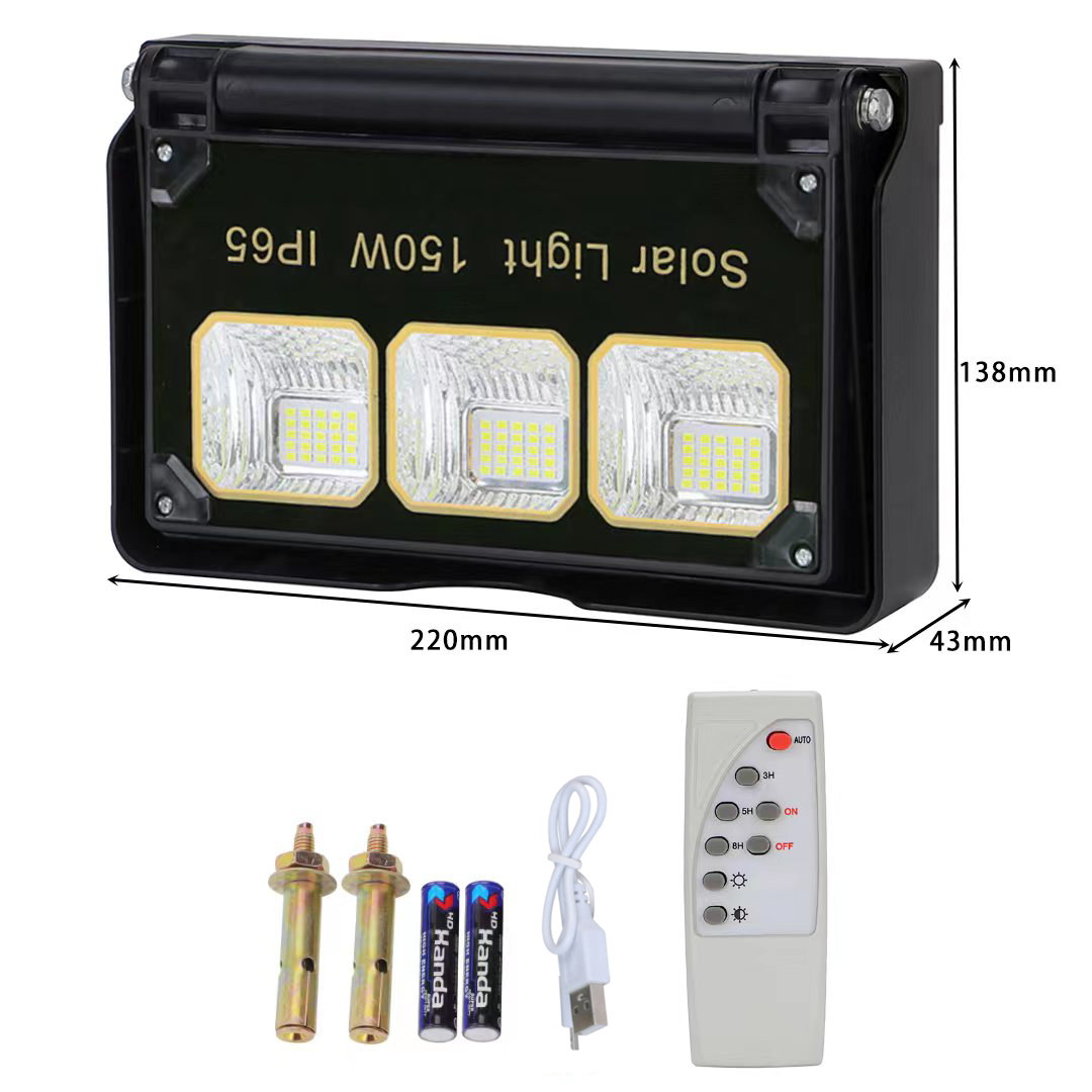 CC8005 cross-border new solar light, Starry Sky style floodlight LED, best-selling courtyard solar floodlight details Picture