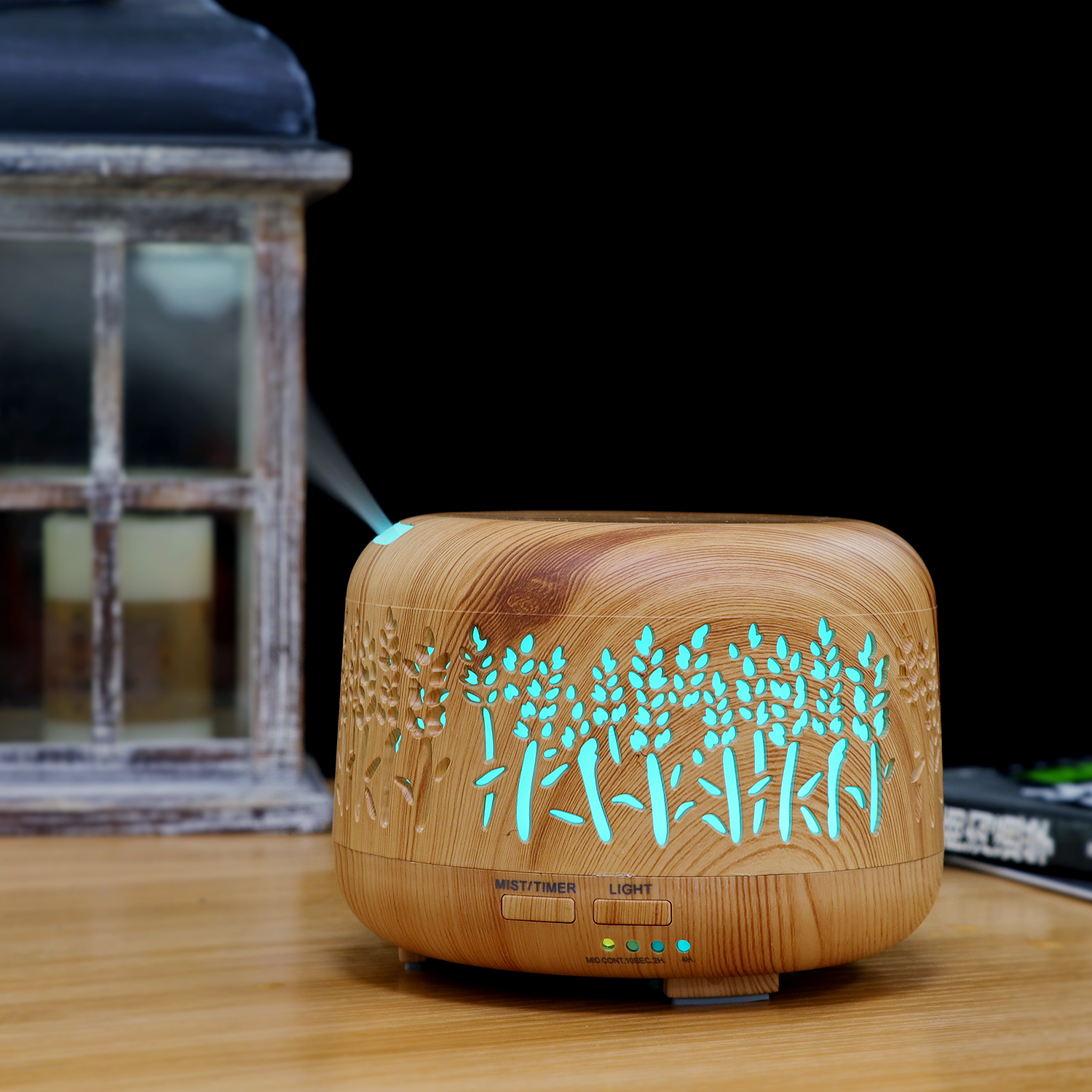 The manufacturer's best-selling HOLDMAY 300ML aroma diffuser, humidifier, seven-color aroma diffuser, light, and essential oil addition