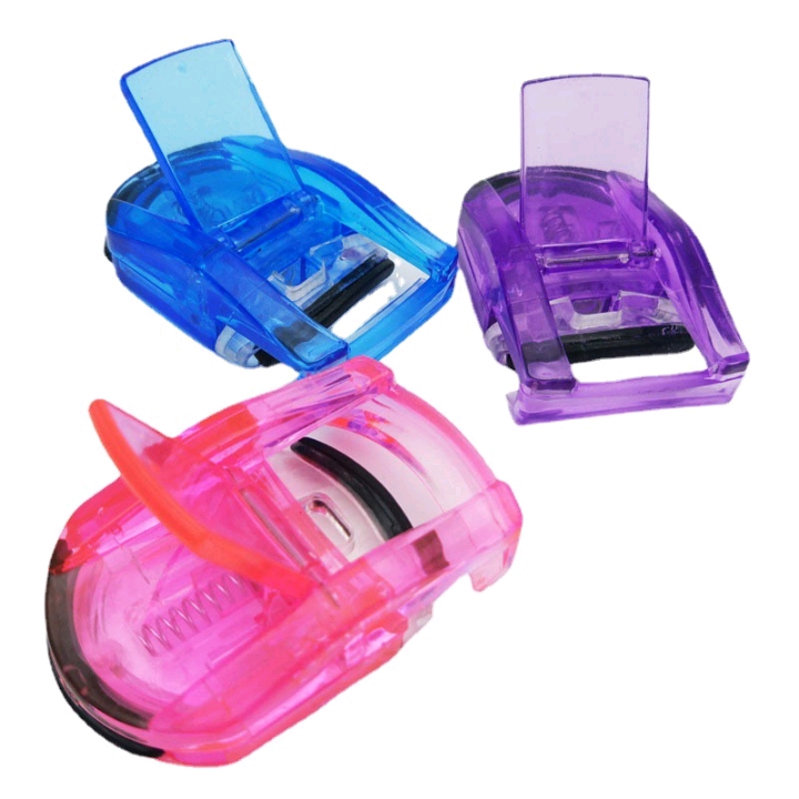 Plastic Eyelash Curler Mini False Eyelash Aids Makeup False Eyelash Aids Portable Eyelash Curler) details Picture