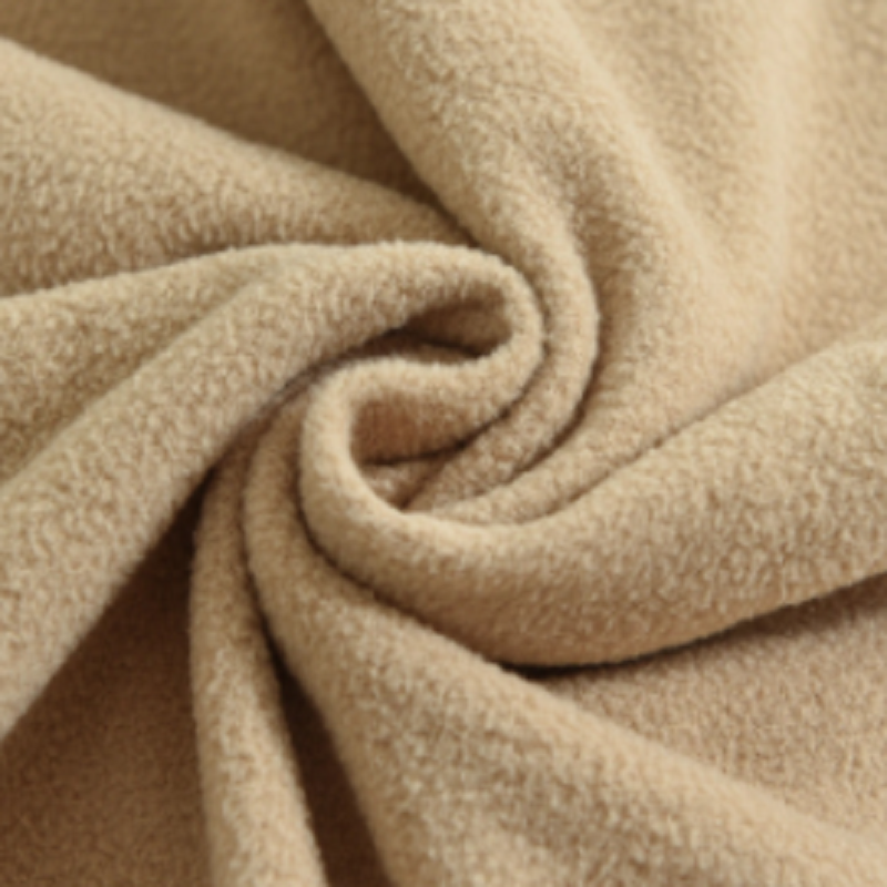 单摇摇粒绒布料复合户外冲锋衣童装家居服面料图