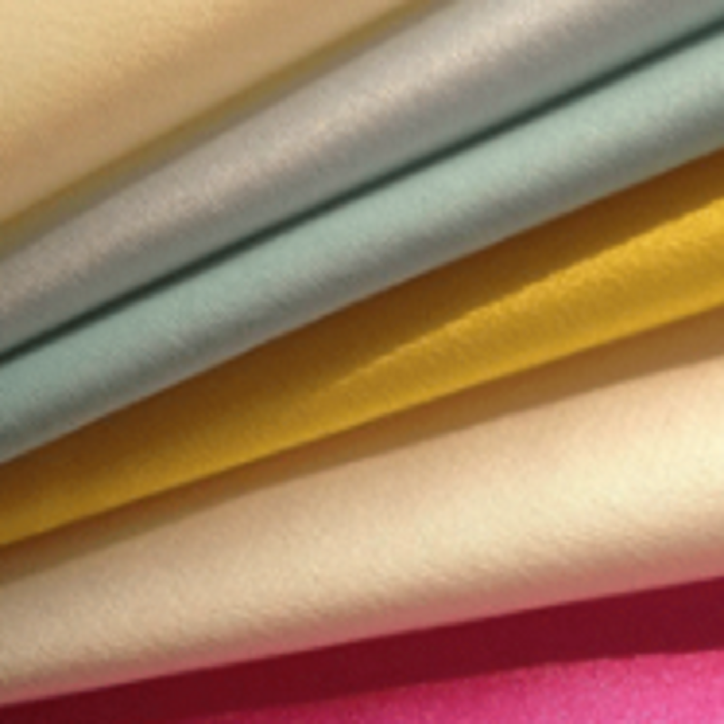 国潮加密色丁睡衣礼服面料 束口袋礼盒包装有光里布